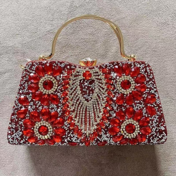 VIP ladies purse lined with shiny jewelry