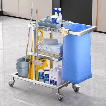 Multipurpose Cleaning Cart with tools